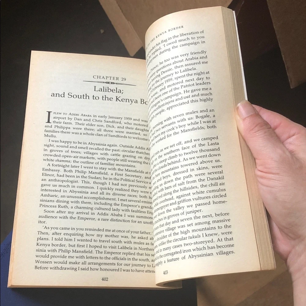 Wilfred Thesiger 'The Life of My Choice' - Brown/Green Cover